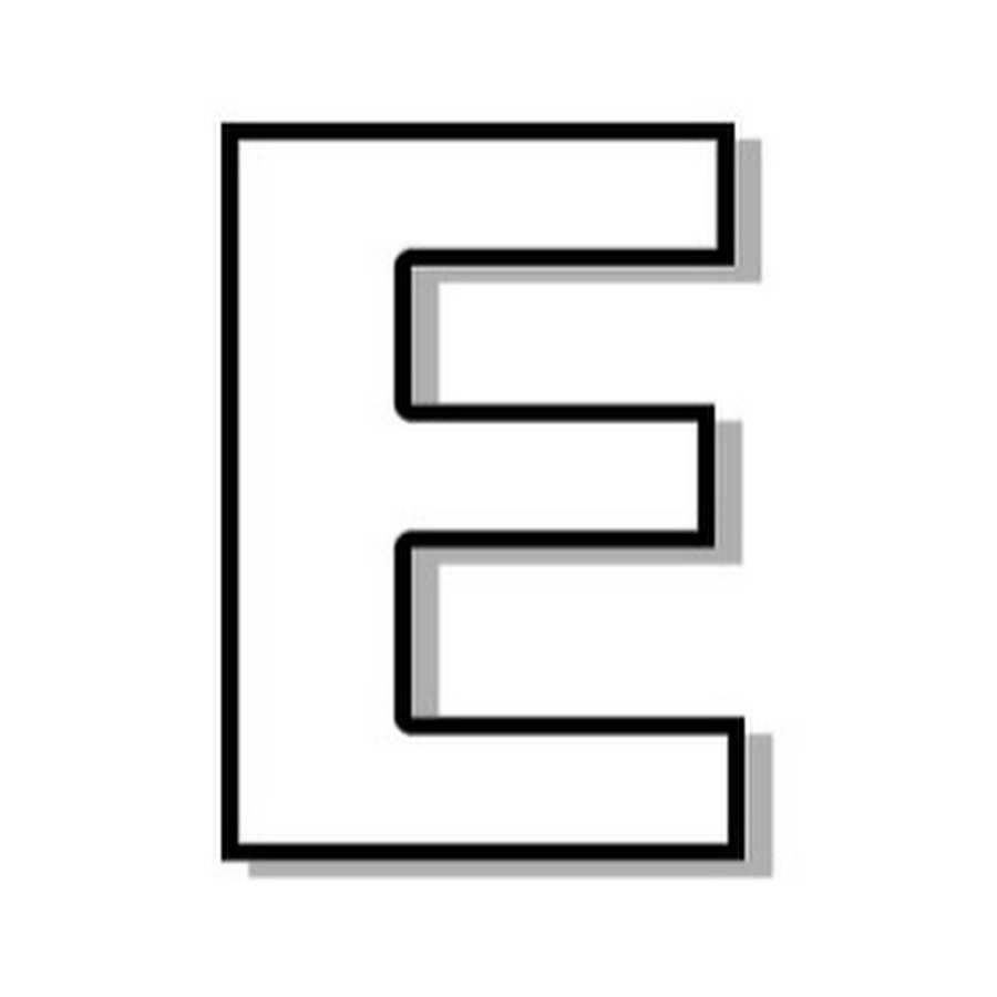 Буква е шаблон. Трафарет буквы e. Буква е трафарет. Печатная буква е большая. Изображение буквы ё.