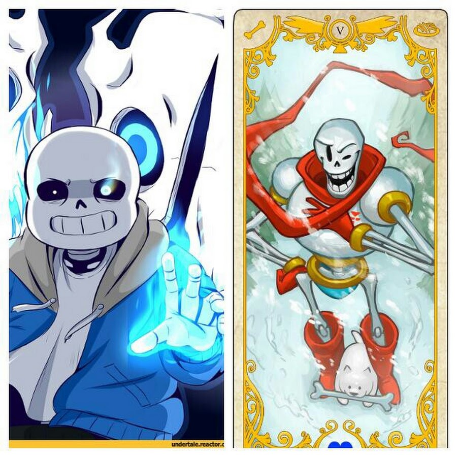 Санс и Папирус YouTube