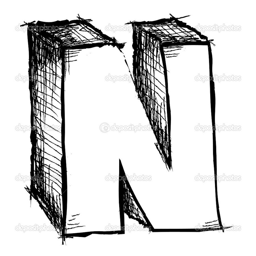 Как нарисовать буквы в перспективе