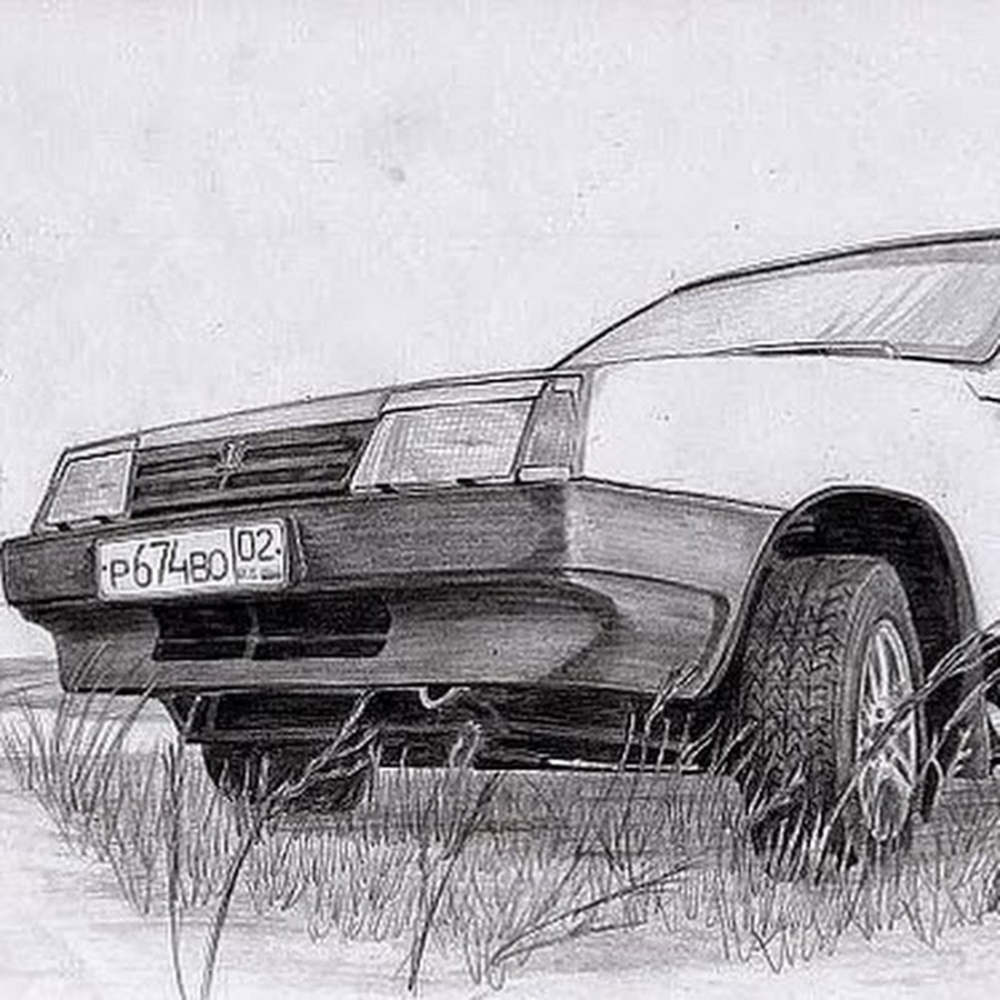 Картинки для срисовки ваз 21099