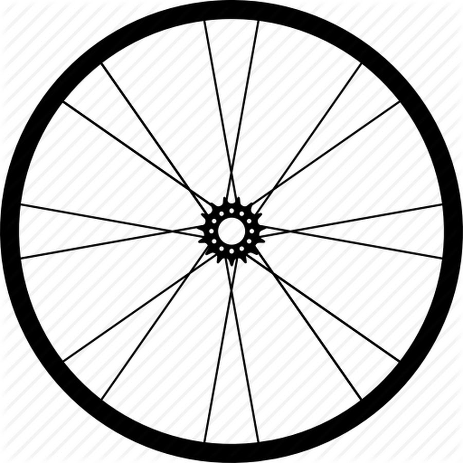 Колесо велосипеда без фона