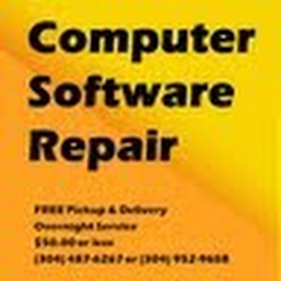 Computer Software Repair - YouTube