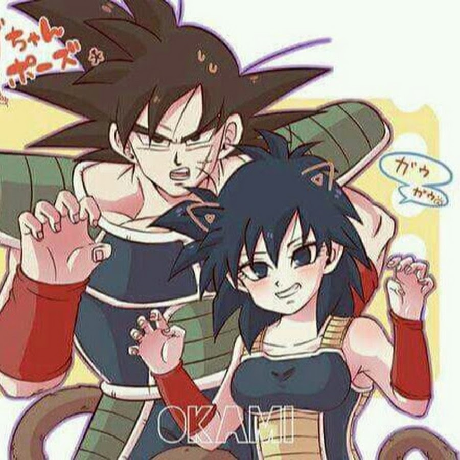 bardock and gine statue