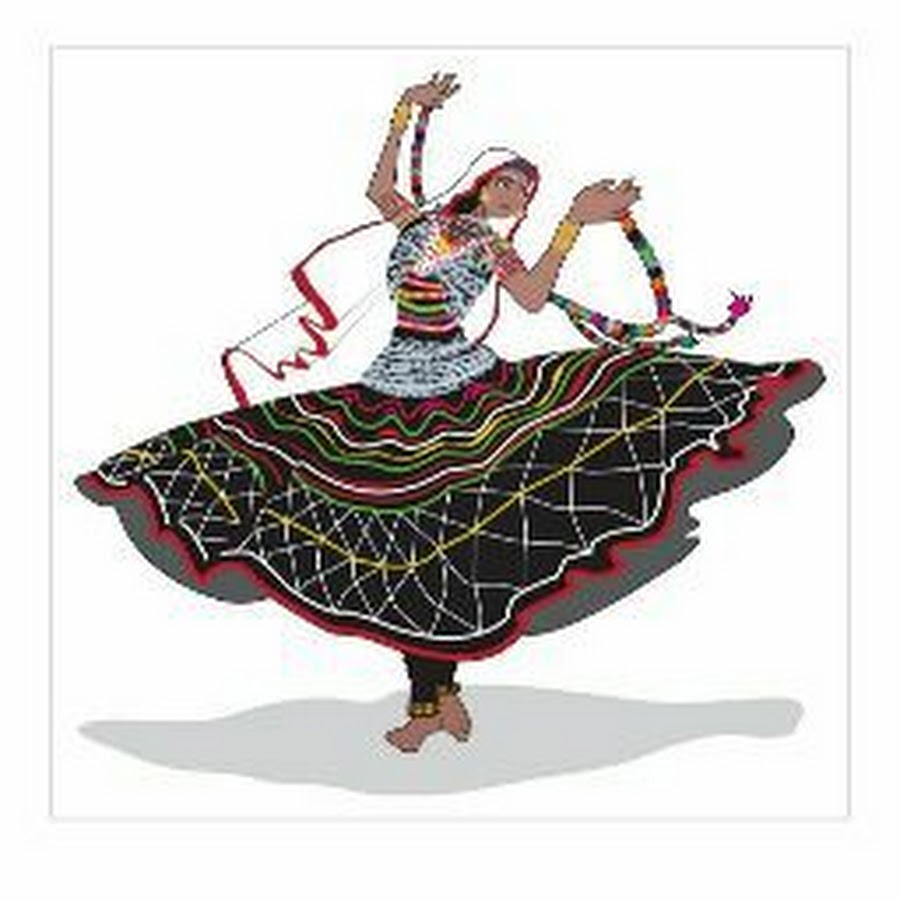 Этнический танец рисунок
