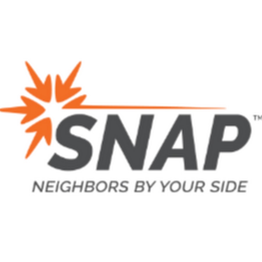 Snap name. Snap on logo.