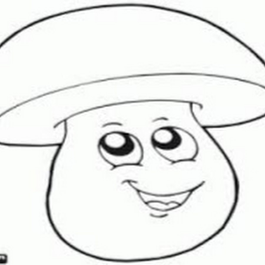 Рисунок гриб боровик карандашом