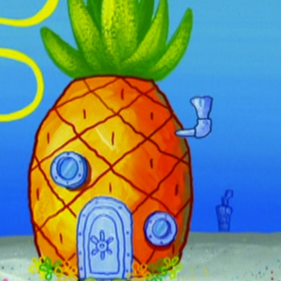 Ананас из спанч боба картинка
