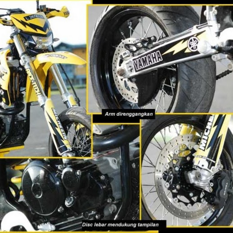  Modifikasi Motor Cross Bebek Standar motorcyclepict co
