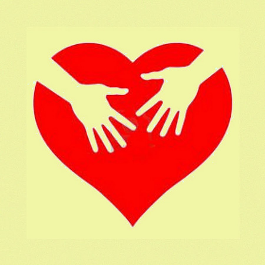 Сердце в ладошках. Символ милосердия. Символ помощи. Благотворительность значок. Символ сострадания.