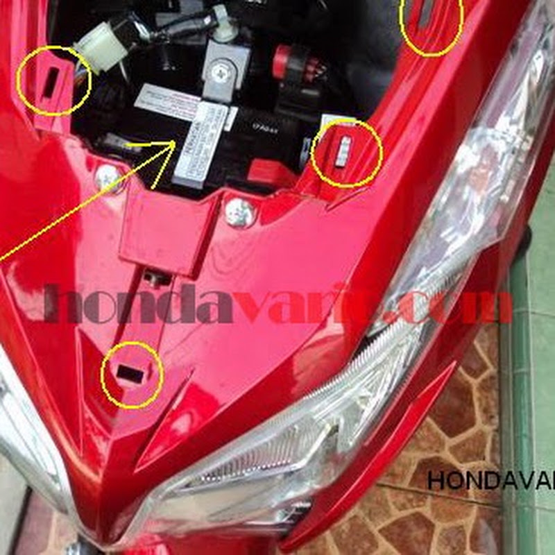 Cara buka cover depan Honda Vario 125 PGM-FI  FunnyDog.TV