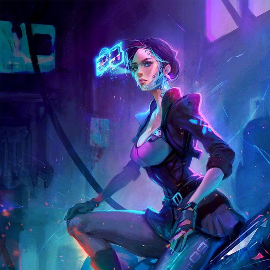 Cyberpunk girl