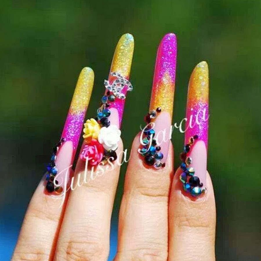 Sparkle nails couture YouTube