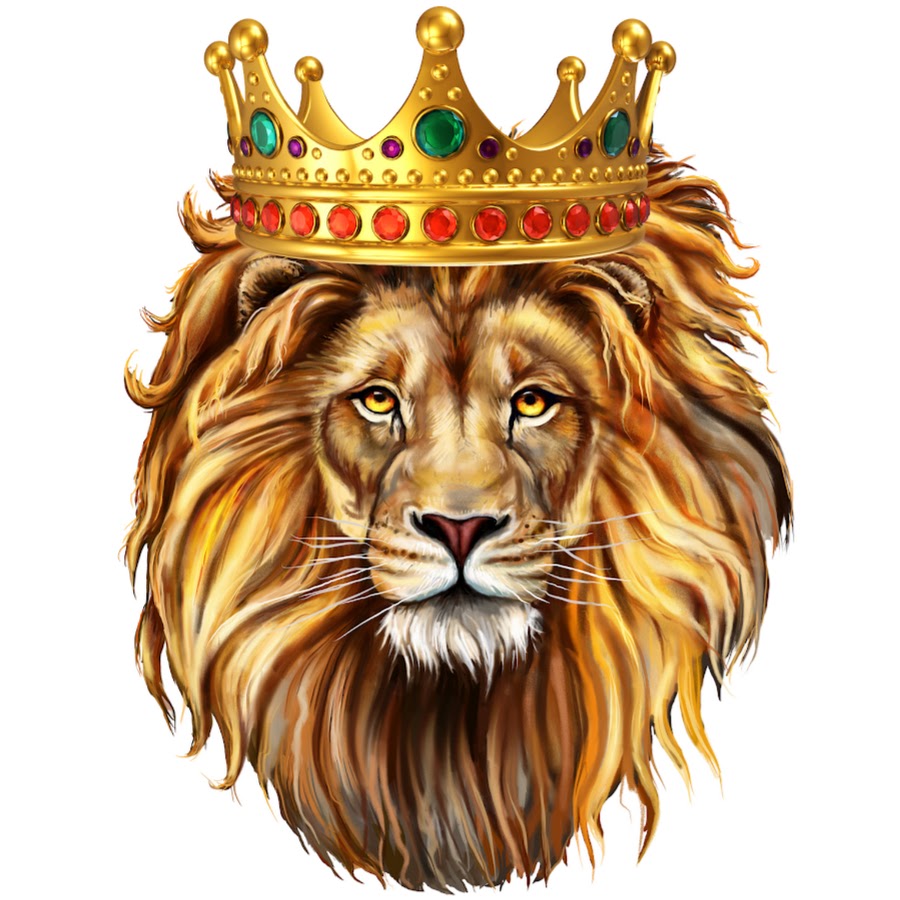 Лев с короной цветной