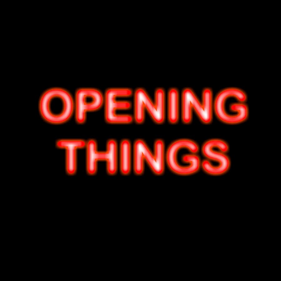 Open things. Make things. Thing open. Stranger things intro. Stranger things logo.