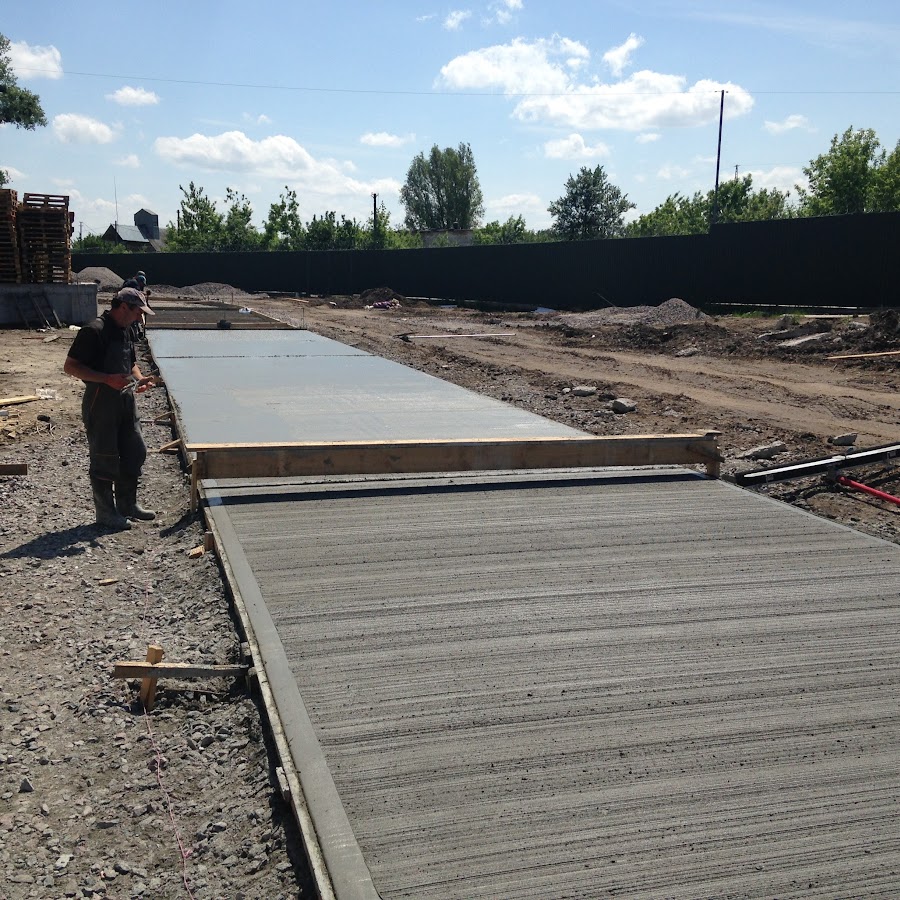 Дорога из бетонных плит своими руками