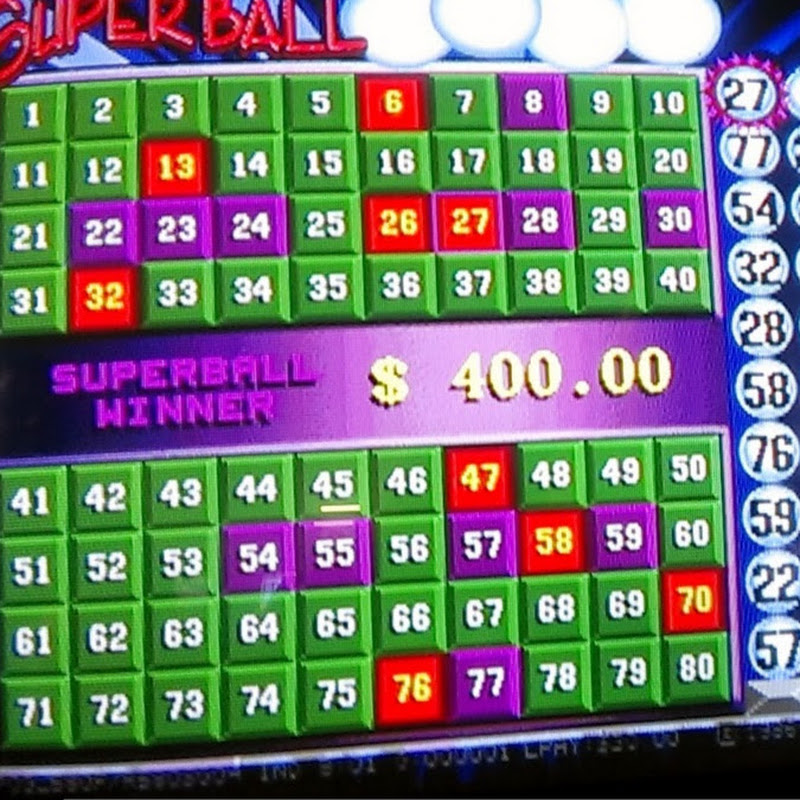 Superball Keno Winning Numbers