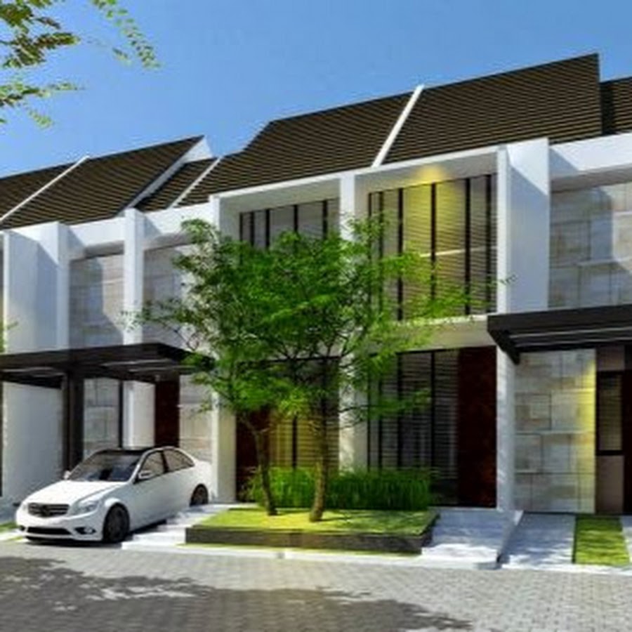 55 Gambar  Rumah  Minimalis  Ada  Garasi  Mobil  Rumah  Minimalis 