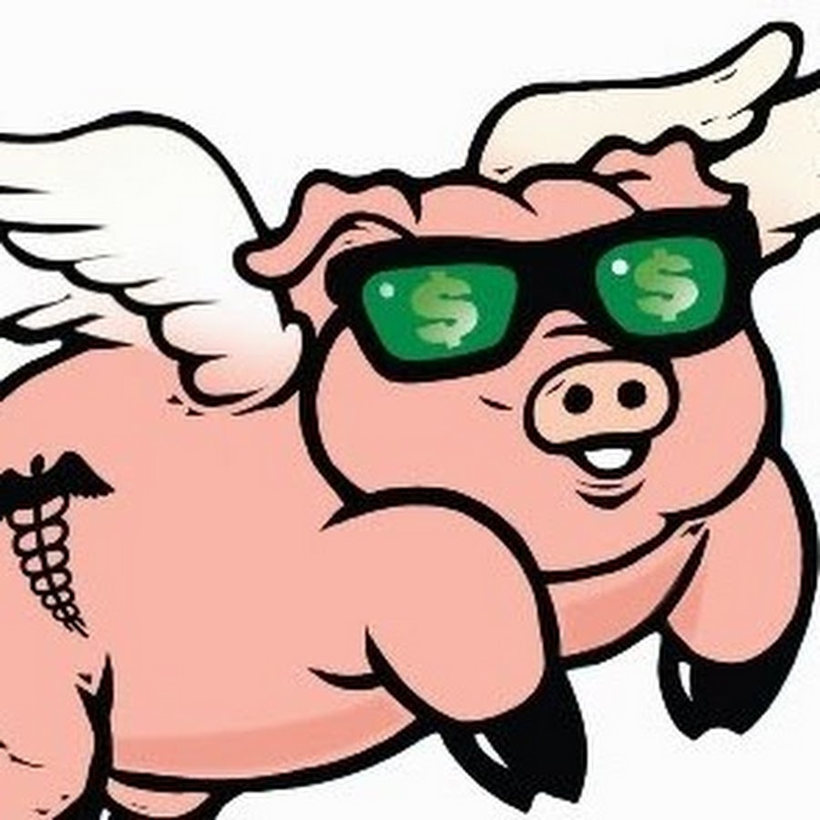 Летающая свинья рисунок