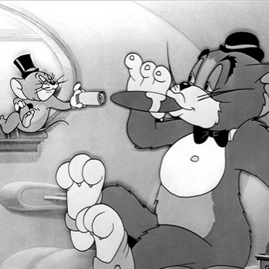 Картинка том и джерри курят