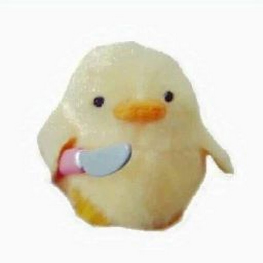 Уточка с ножиком картинка