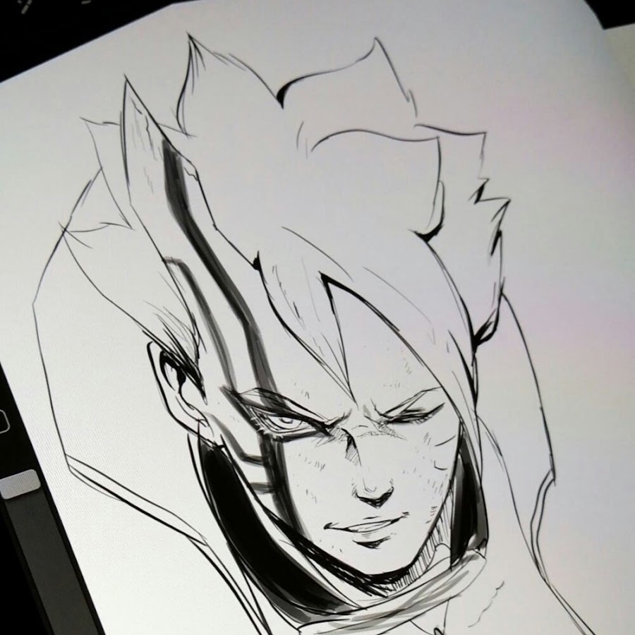 Карма боруто тату эскиз