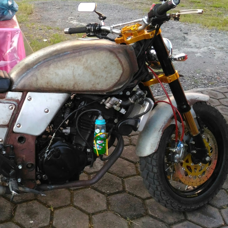 100 Gambar modifikasi motor trail bebek Terpopuler