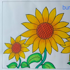 Kumpulan Soal Pelajaran 4 Mewarnai Bunga Matahari Dengan Crayon