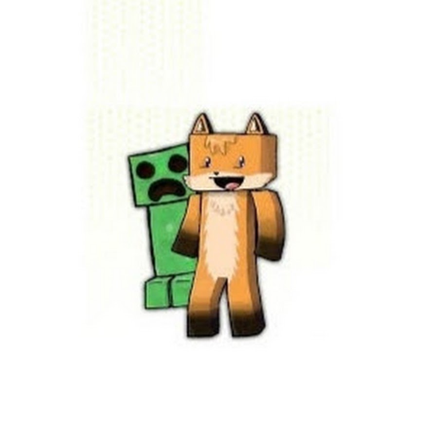 Майнкрафт лиса рисунок