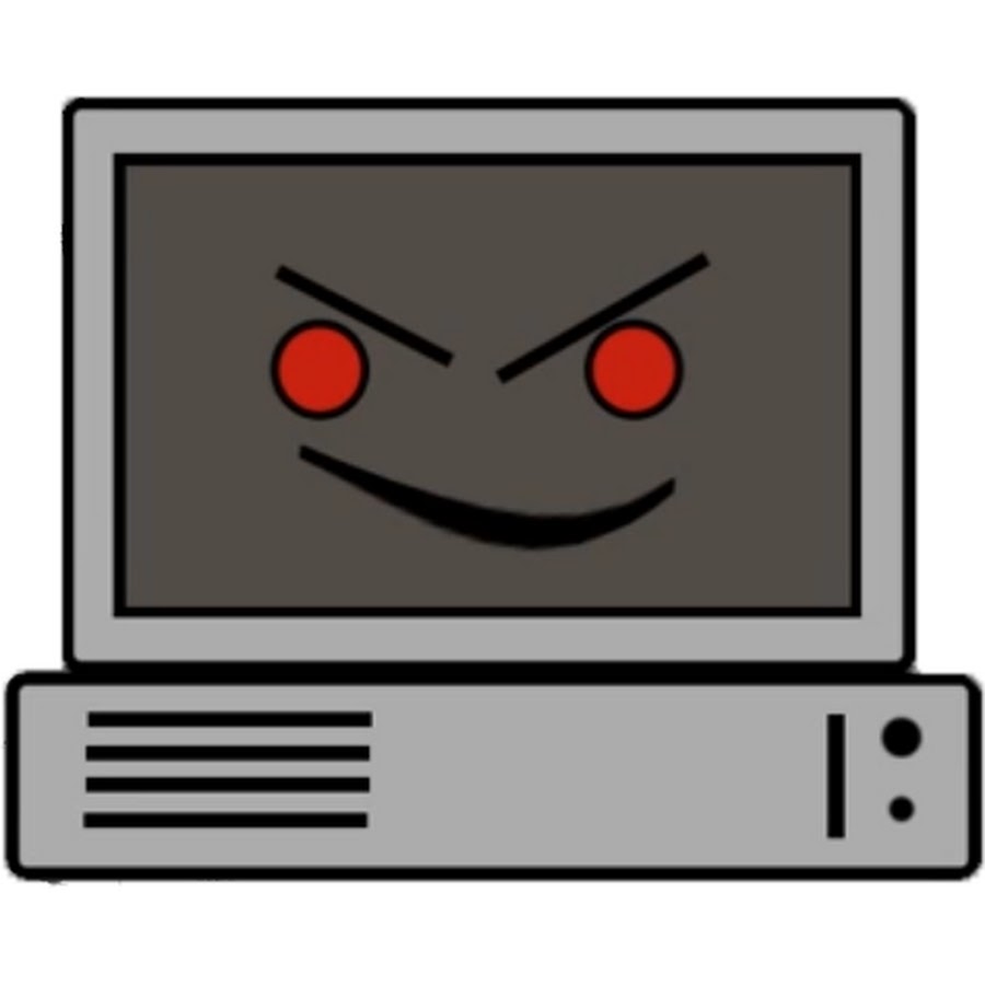 Картинка компьютер злой