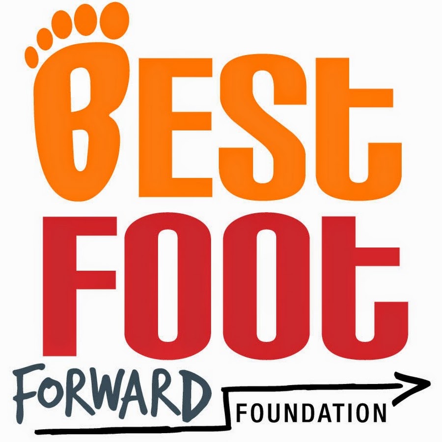 Foot forward. Forward the Foundation. Good foot.