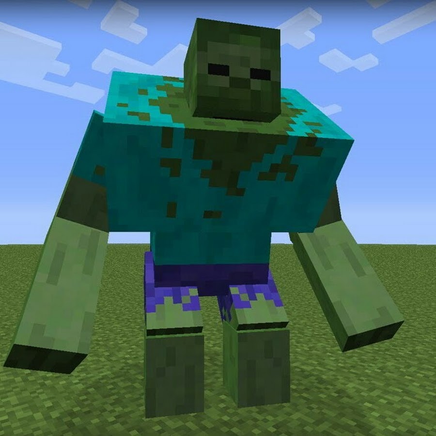 Как выглядит зомби из майнкрафта картинки
