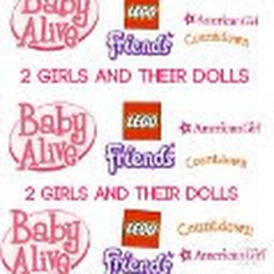 2 girls & their dolls - YouTube