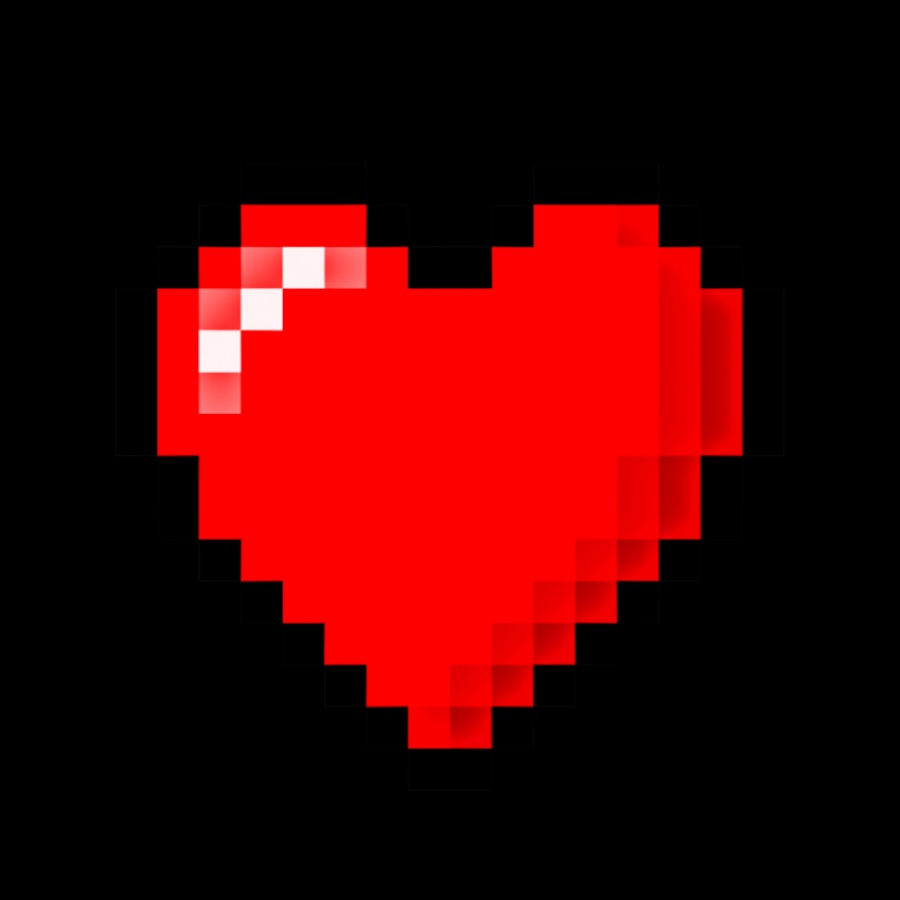 Картинка сердечко из майнкрафта