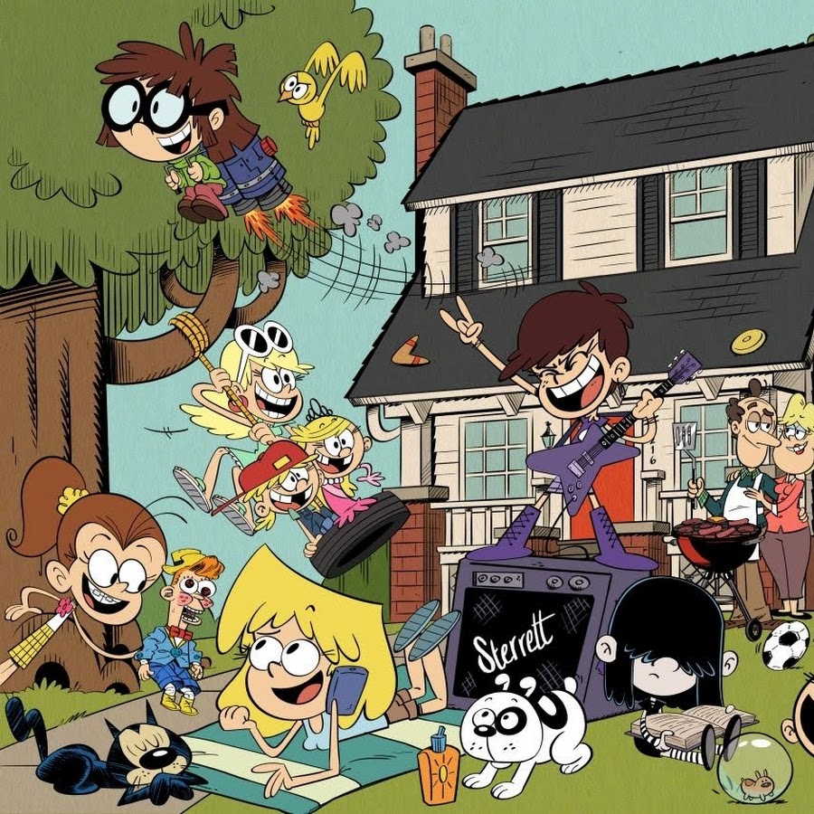 Колоринг Лори лауд the Loud House Никелодеон