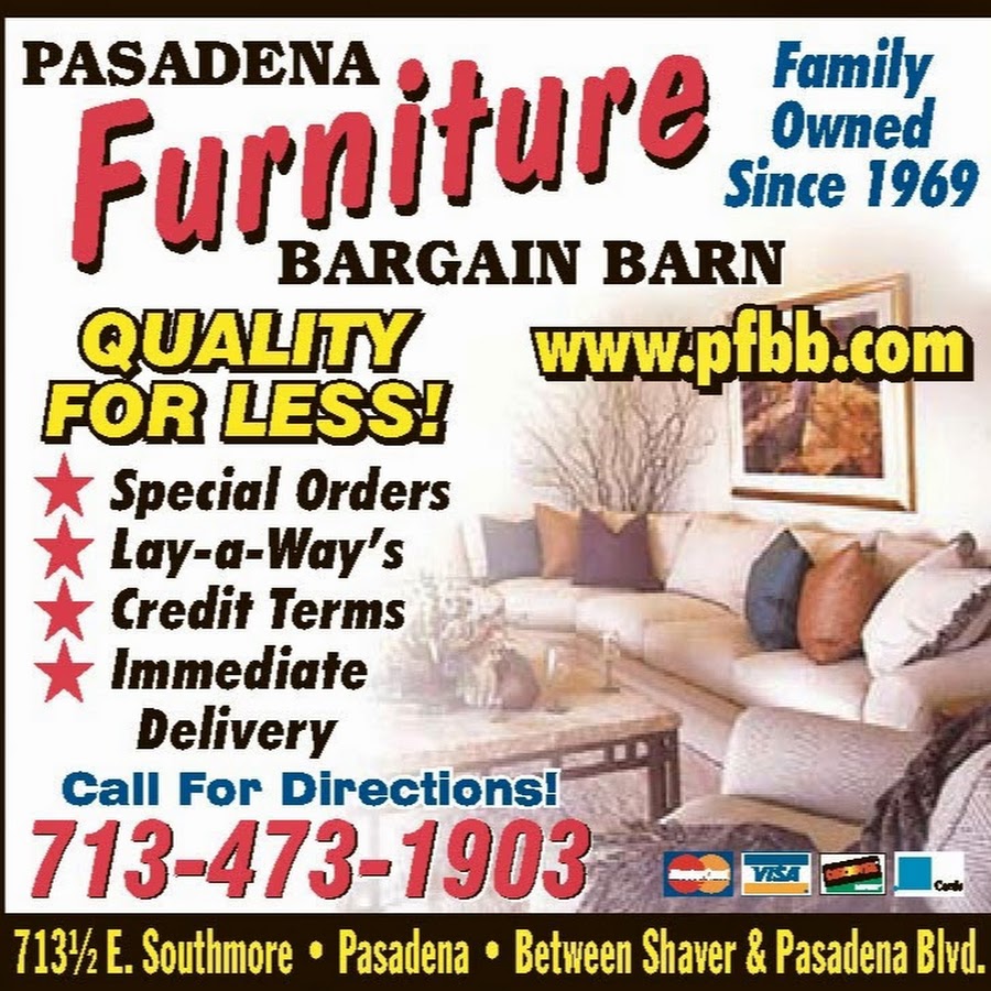 Pasadena Furniture Bargain Barn Youtube