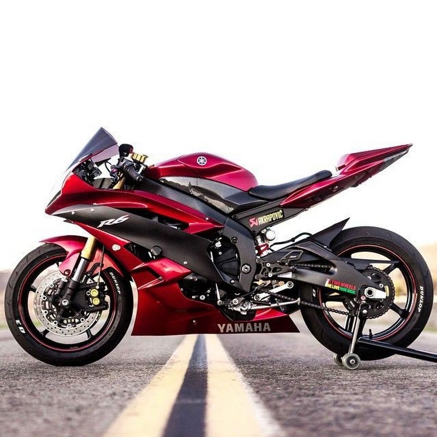 Yamaha r6 красная