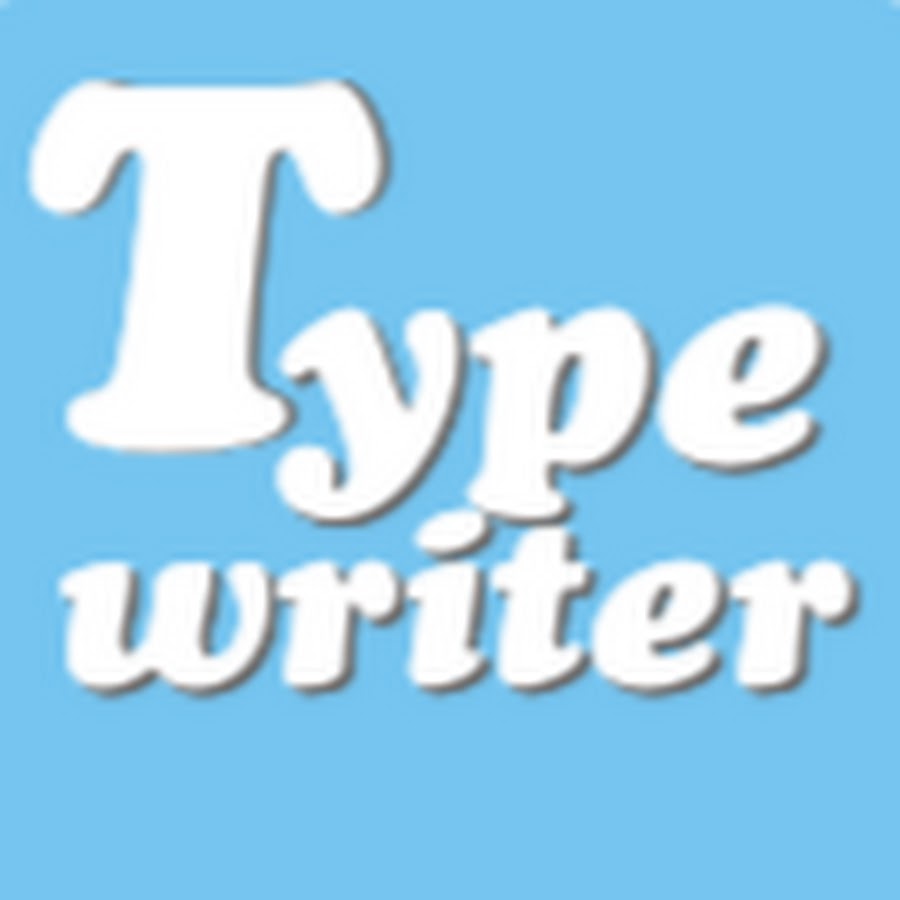 Typewriter YouTube