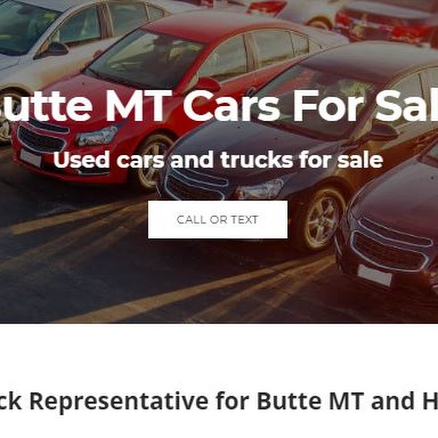 Butte MT Cars For Sale YouTube