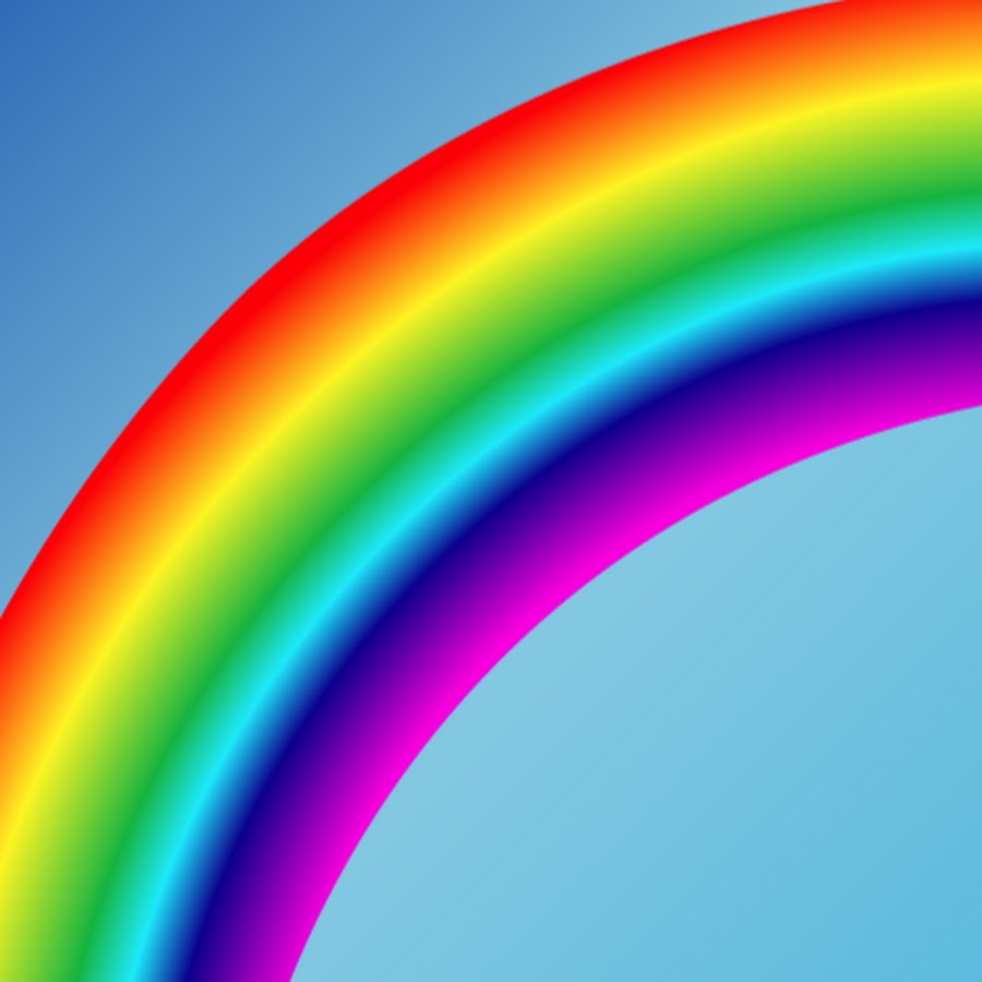 Рисунок радужный смайлик растекающийся