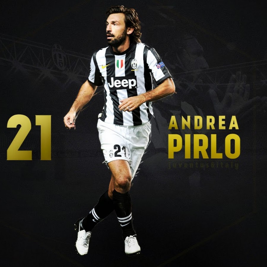 Pirlo long hair coach Juventus. Est 20