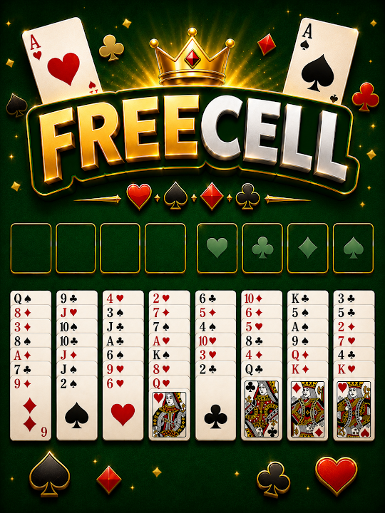 FreeCell - Classic Solitaire Challenge — cover art