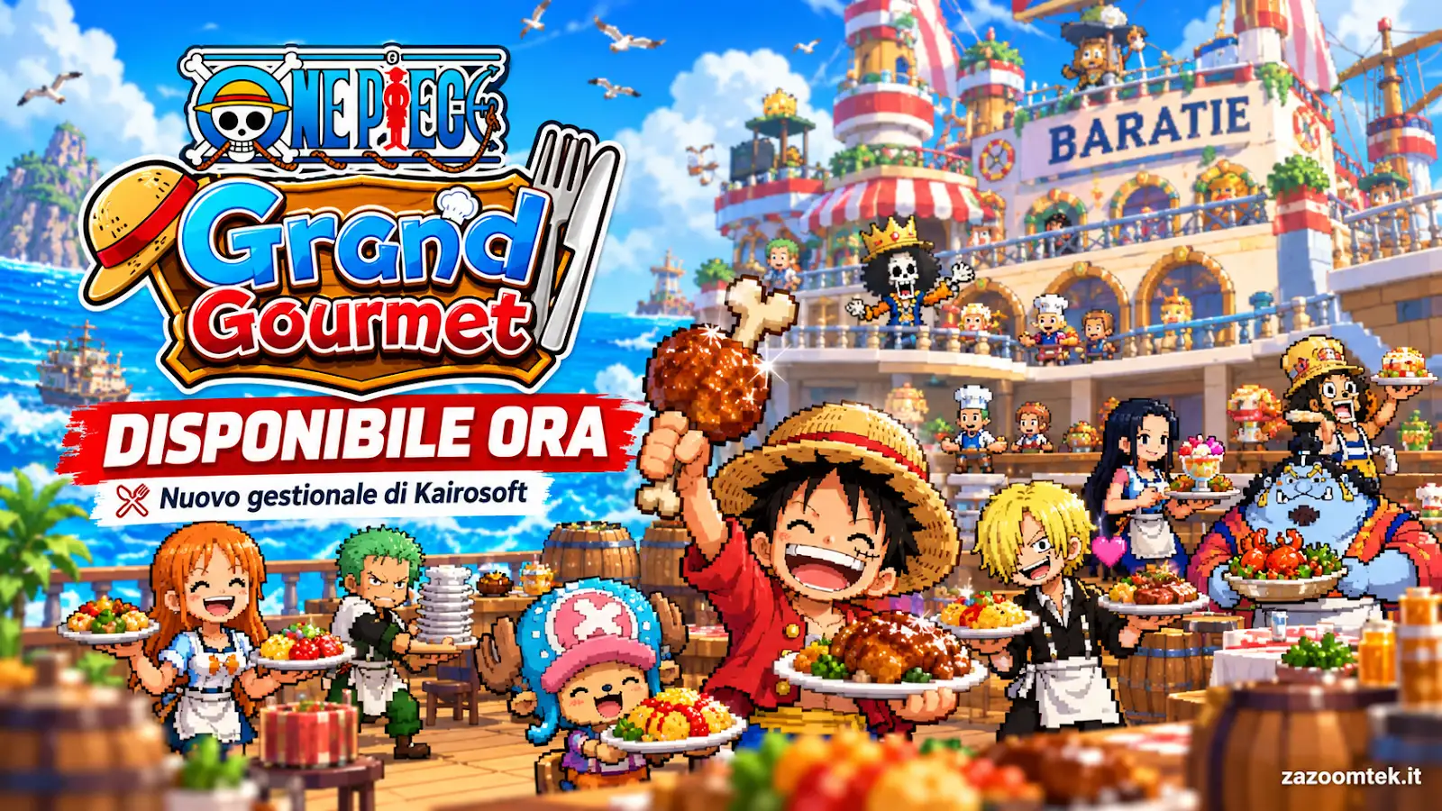 ONE PIECE: Grand Gourmet è disponibile su Switch, PC e mobile