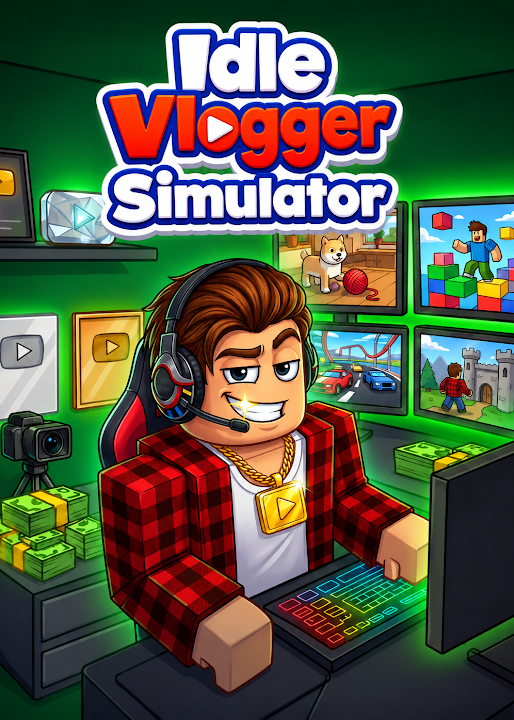 Idle Vlogger Simulator — cover art