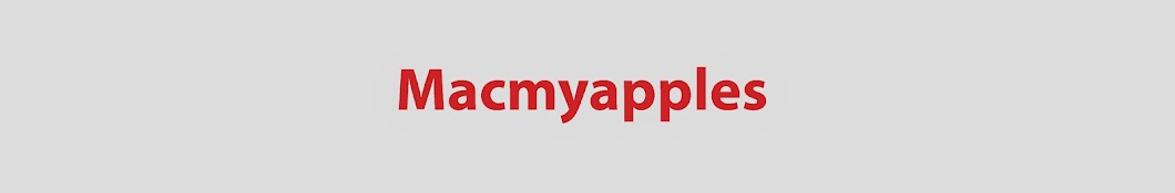 macmyapples YouTube channel avatar