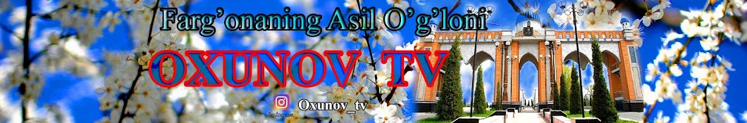 OXUNOV TV YouTube channel avatar