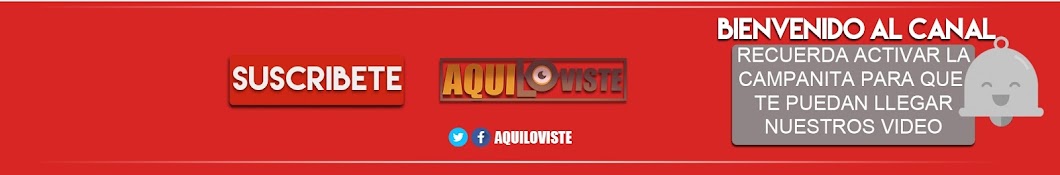 AquiLoViste رمز قناة اليوتيوب