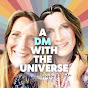 A DM with The Universe logo