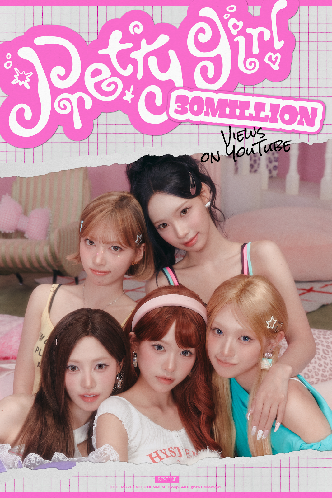 RESCENE トレカ リセンヌ サノク Pretty girl リブ 🎉] RESCENE(리센느) 'Pretty Girl' Special Video 30Million Views on