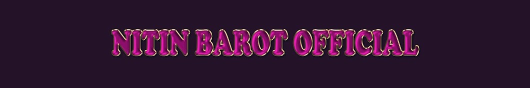 Nitin Barot Official Avatar de canal de YouTube