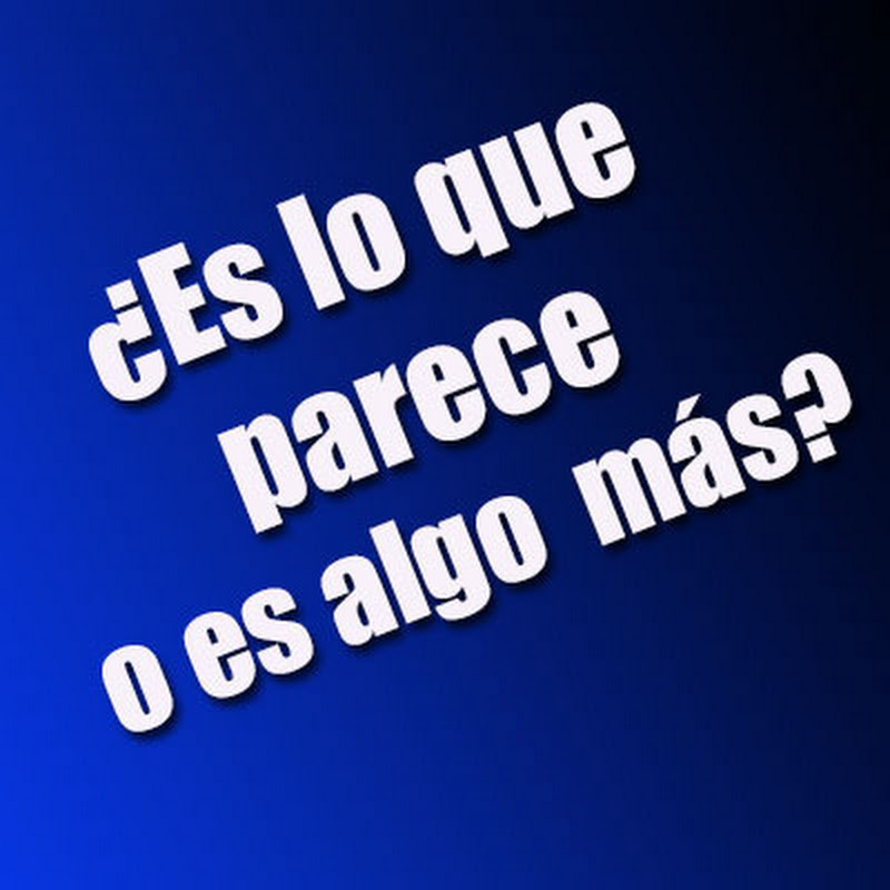 ¿Es lo que parece o es algo más? Programa de radio